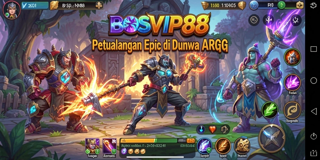 Screenshot gameplay menampilkan aksi mendebarkan dalam <strong>BOSVIP88</strong>.