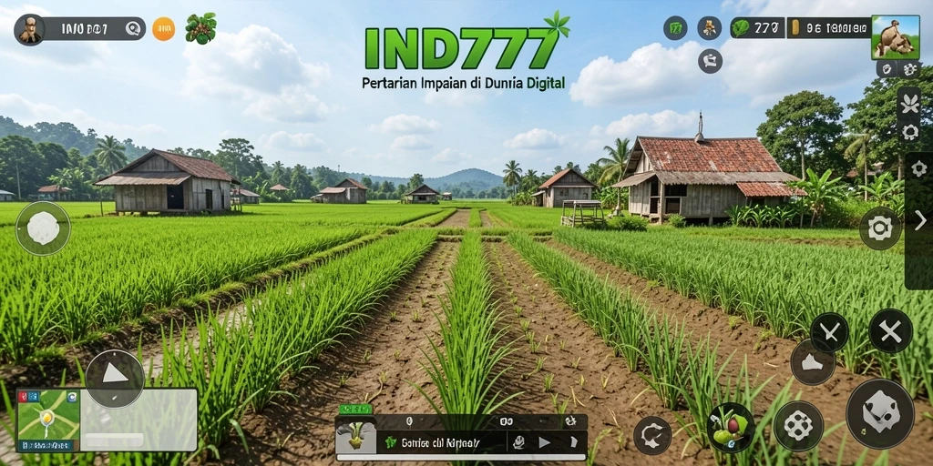 Tampilan gameplay IND777 yang mengasyikkan dalam bertani.