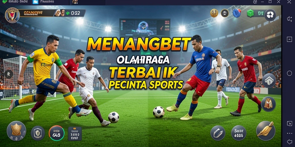 Screenshot MENANGBET menampilkan gameplay seru dalam pertandingan olahraga.