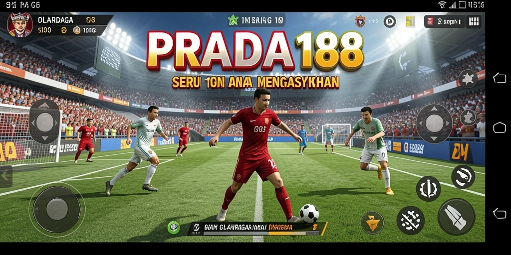 Tampilan seru gameplay PRADA188 yang menghadirkan olahraga nyata.