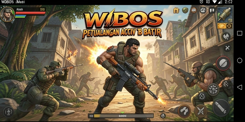 Tampilan seru gameplay WDBOS yang mendebarkan.